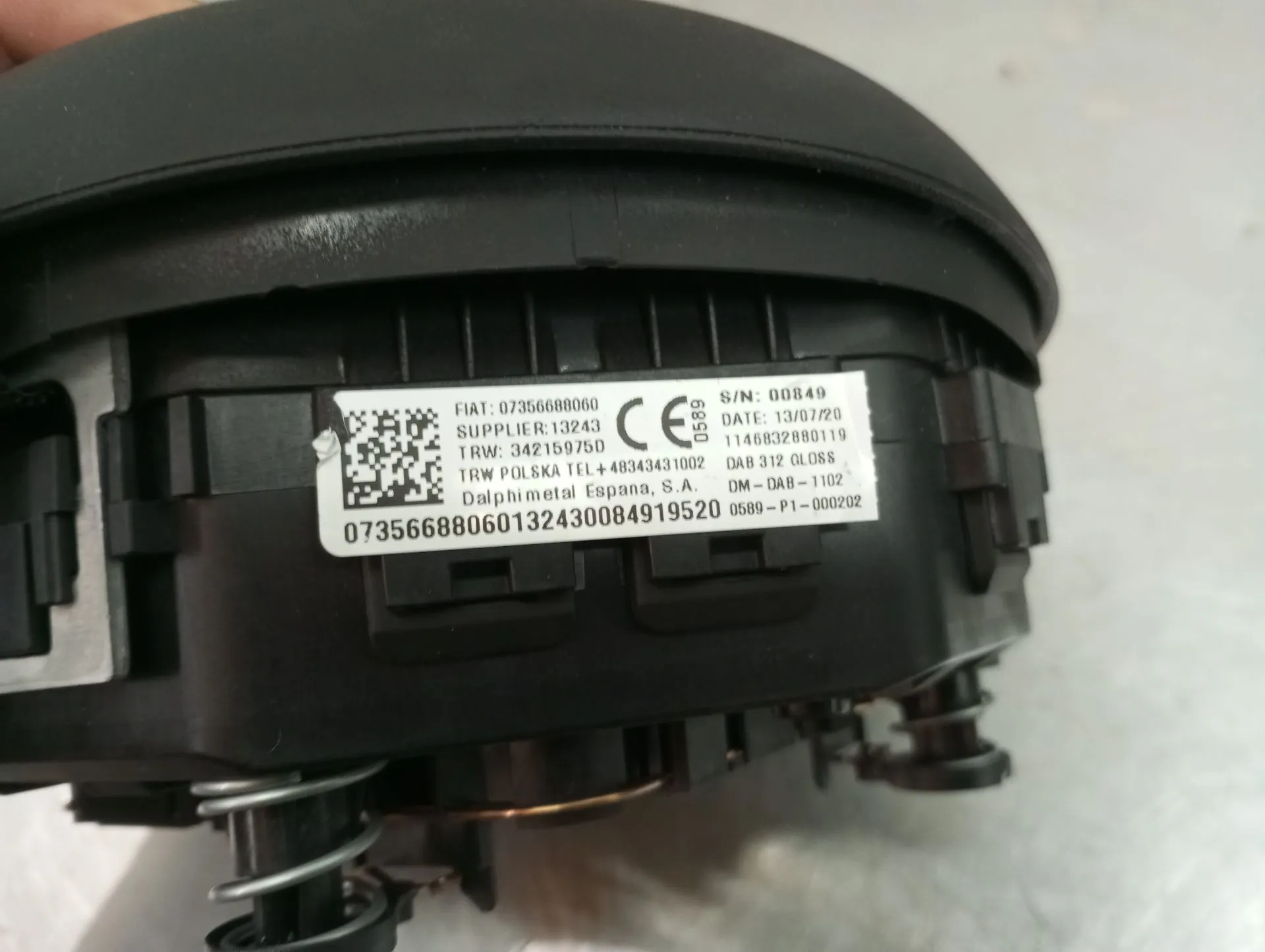 Airbag du Volant FIAT 500 C (312_) Imagem-4