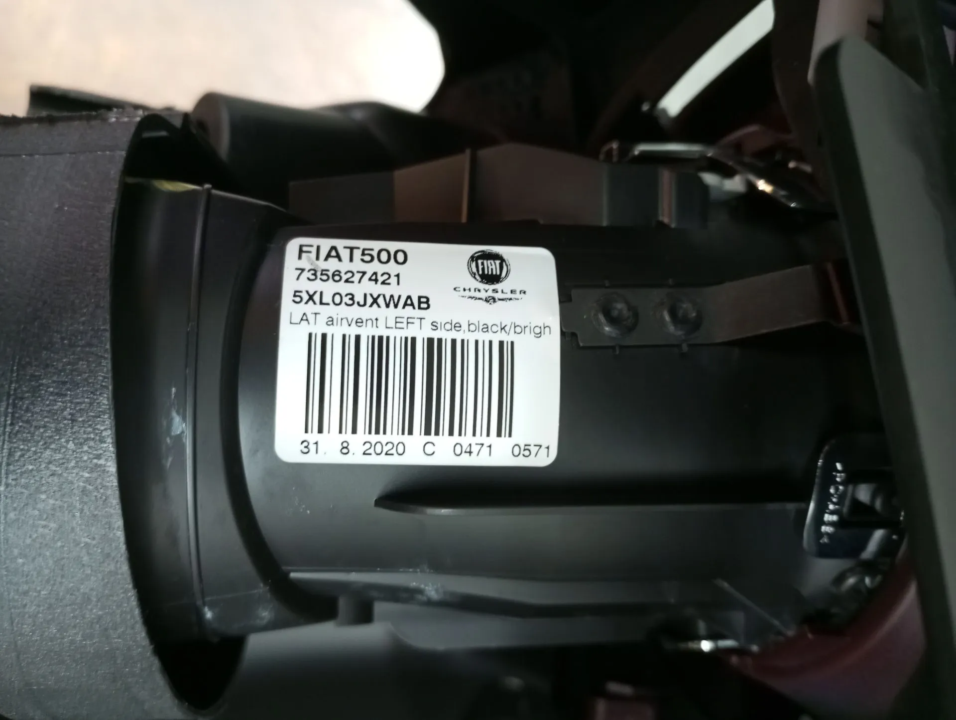 Dashboard FIAT 500 C (312_) Imagem-3