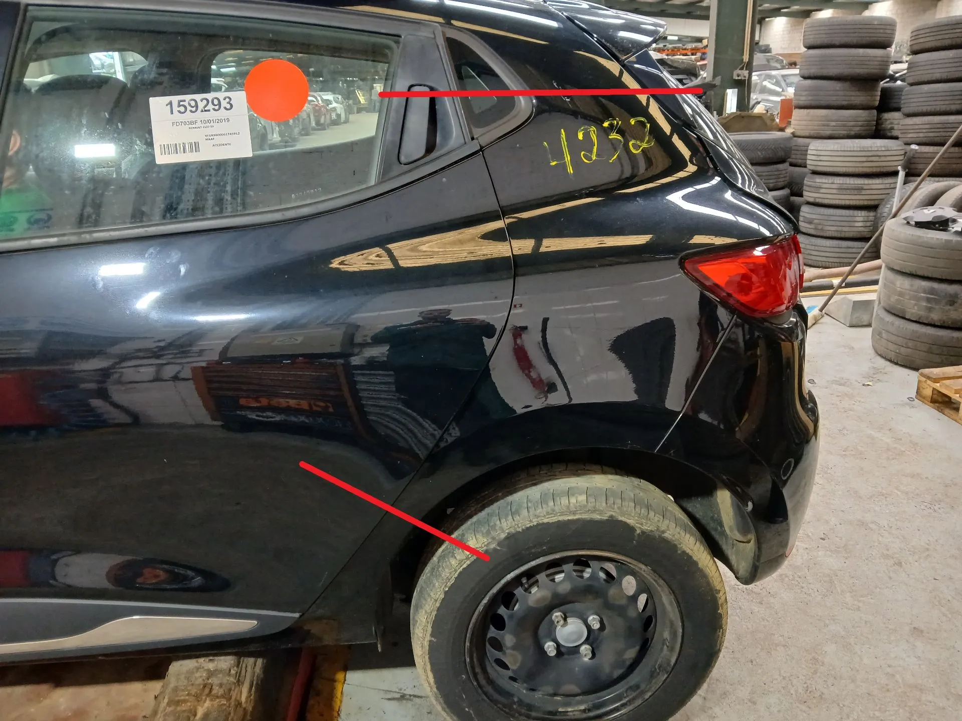 Panel Trasero Izquierdo RENAULT Clio IV (BH_)