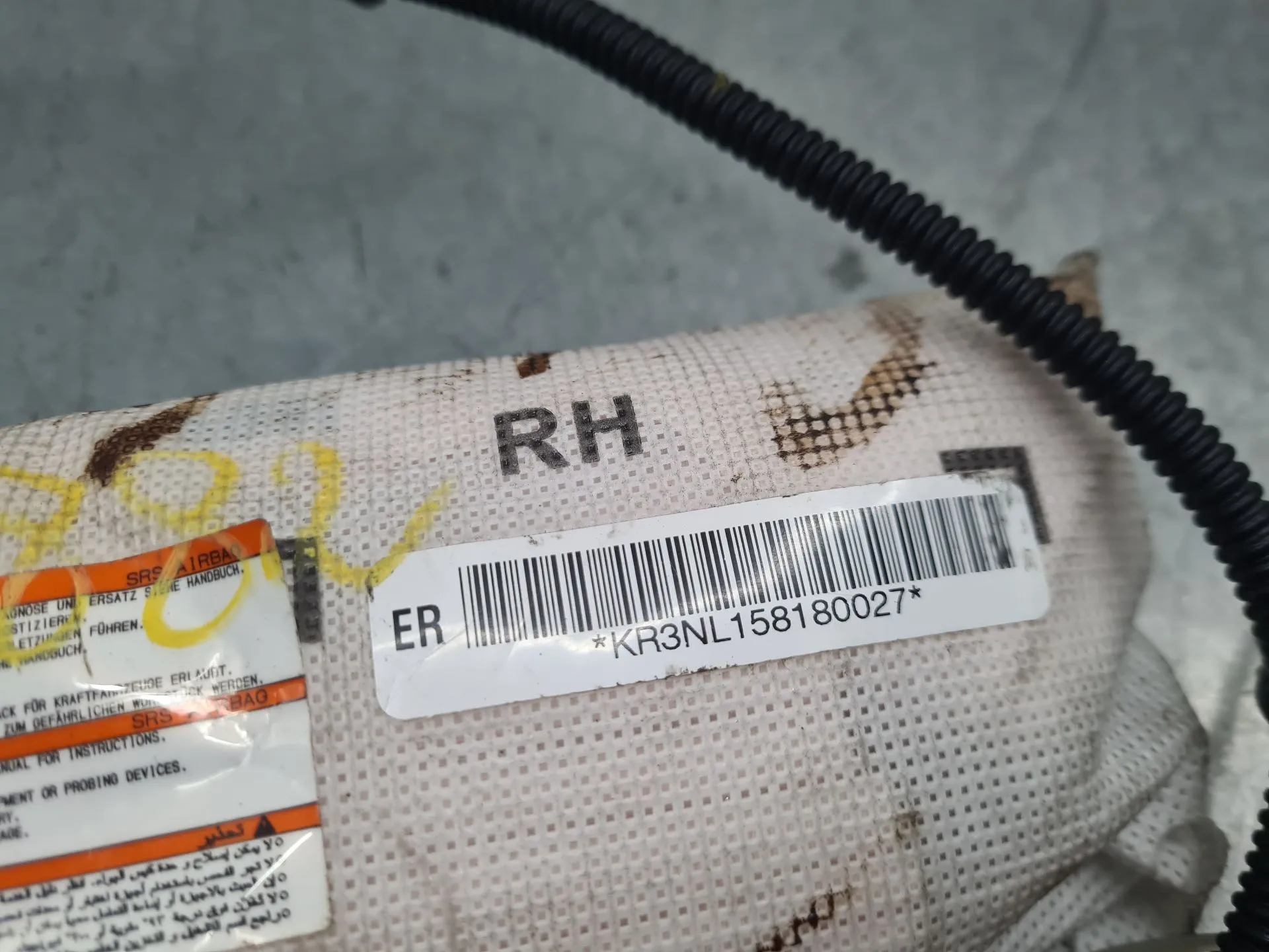 Airbag Destro NISSAN Leaf EV (ZE0) Imagem-2