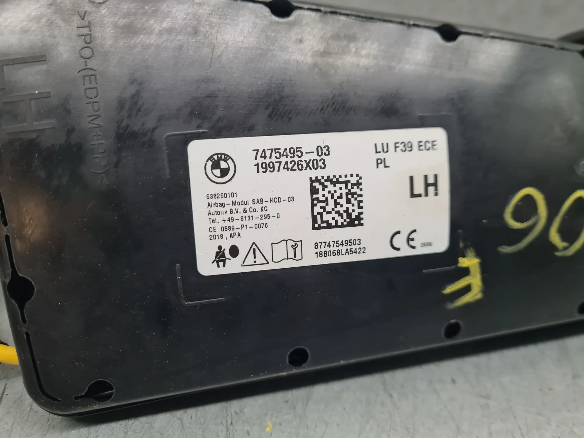 Airbag Sinistro BMW X2 (F39) Imagem-2