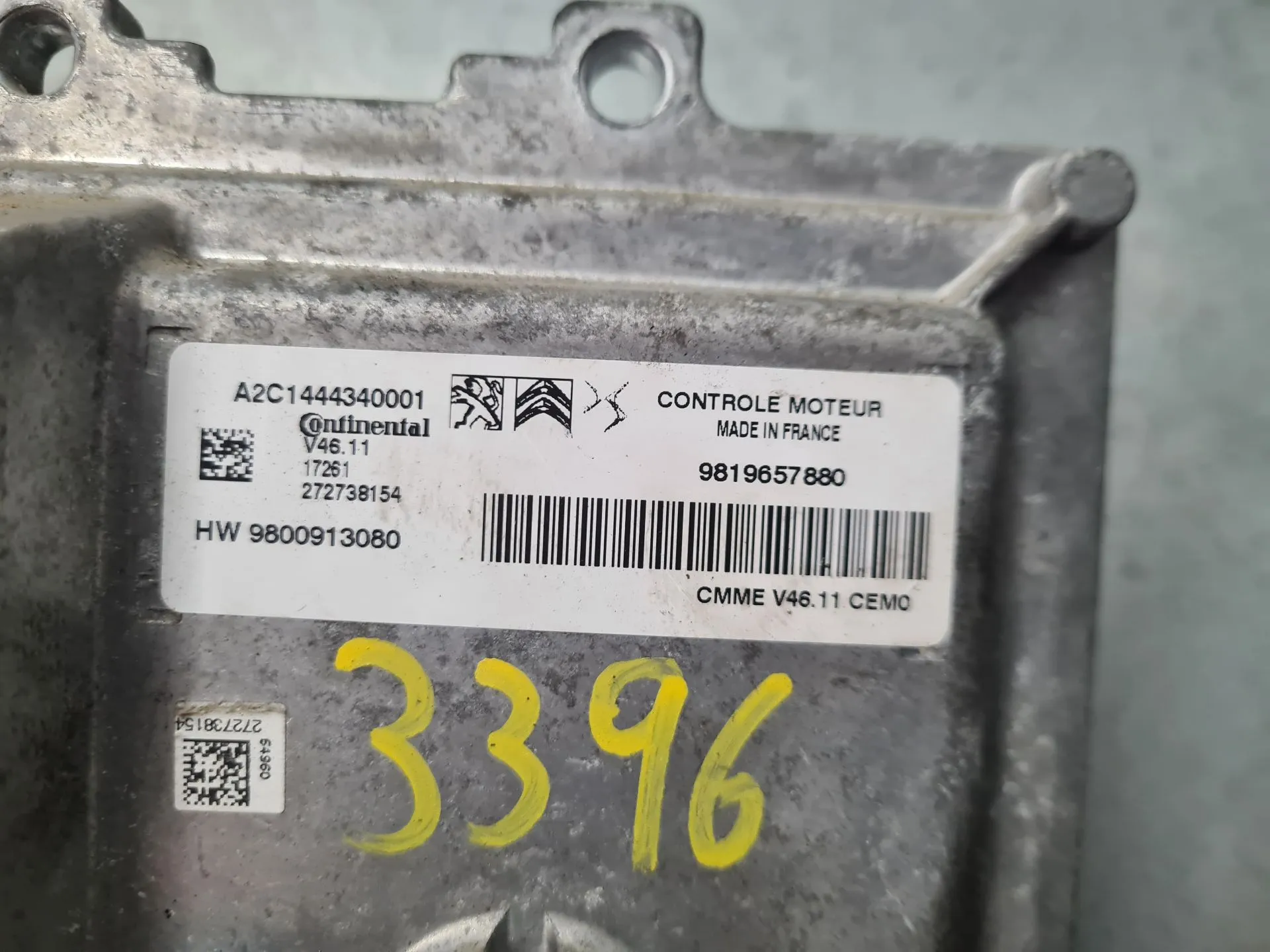 Centralina motor / ECU CITROËN C3 III (SX) Imagem-3