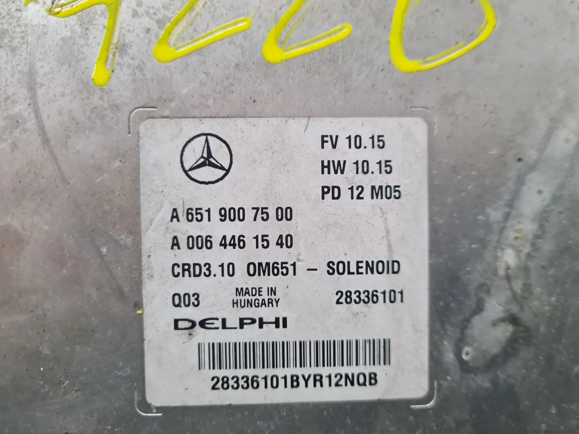 Centralina motor / ECU MERCEDES-BENZ Classe C (W204) Imagem-3