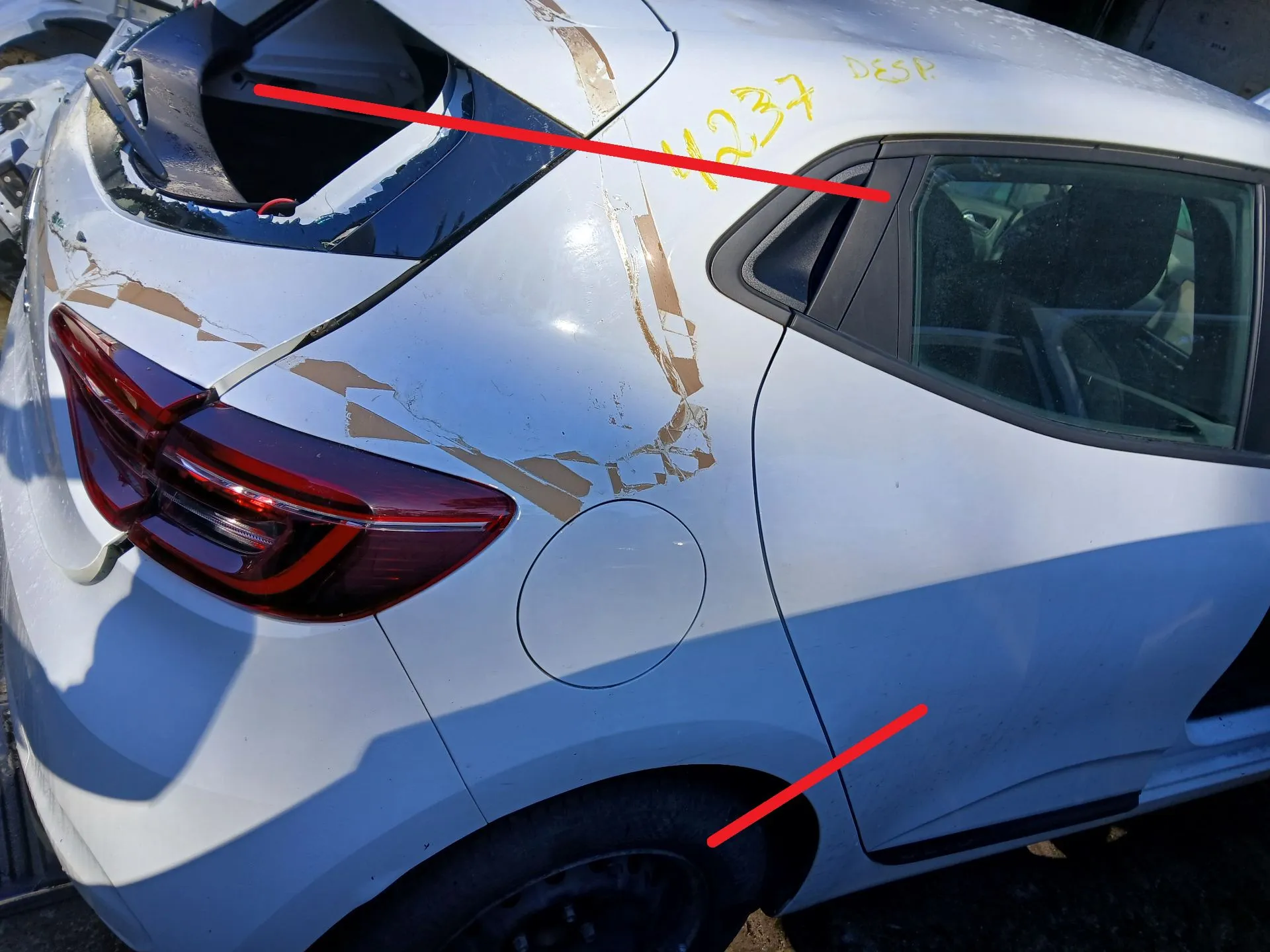 Right rear quarter panel RENAULT Clio V (BF_)