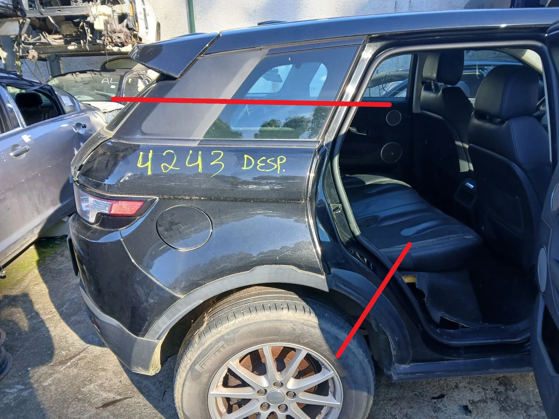 Panneau arrière Droite LAND ROVER Range Rover Evoque (L538)