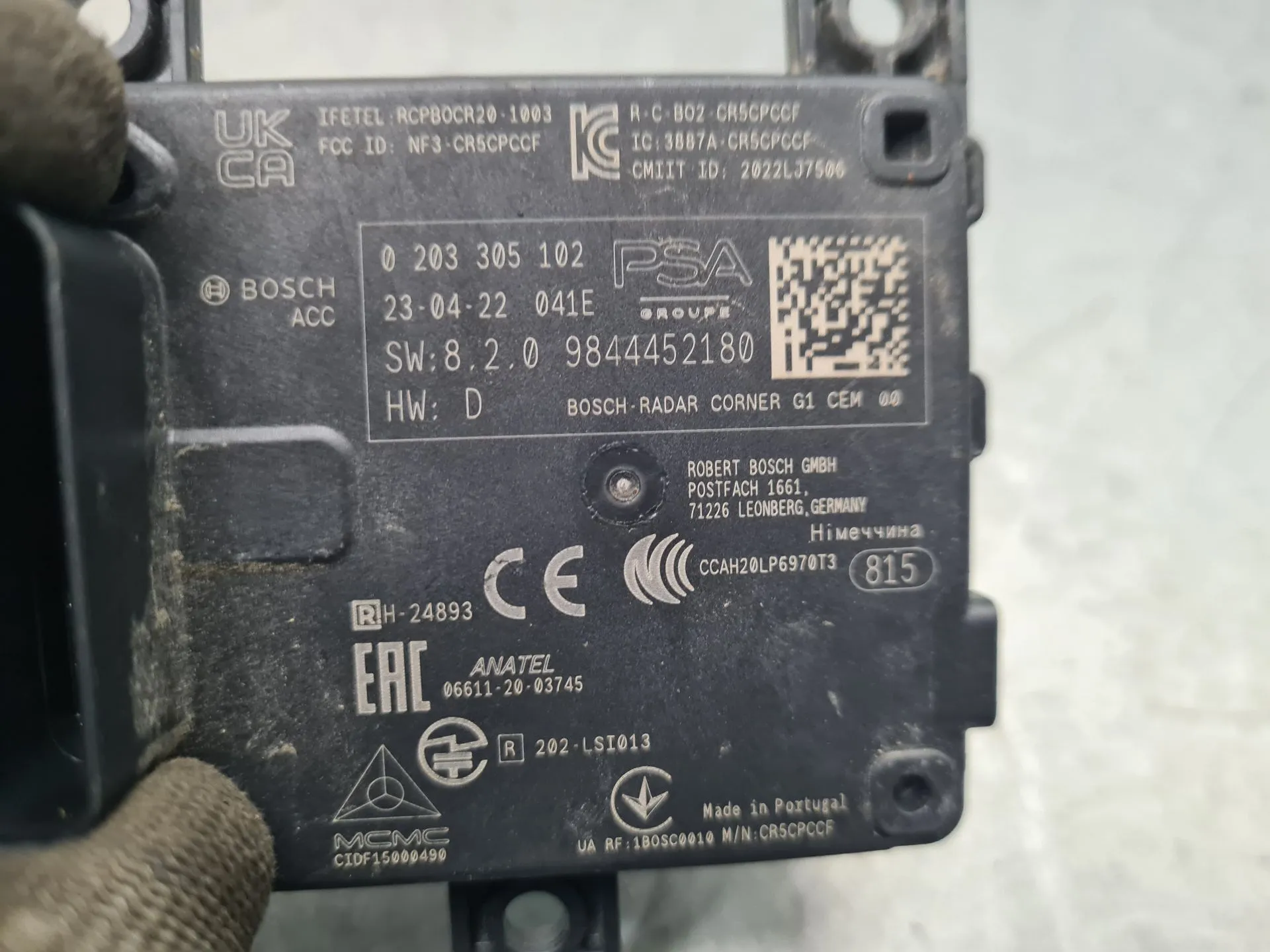 Sensore radar PEUGEOT 308 III Imagem-2