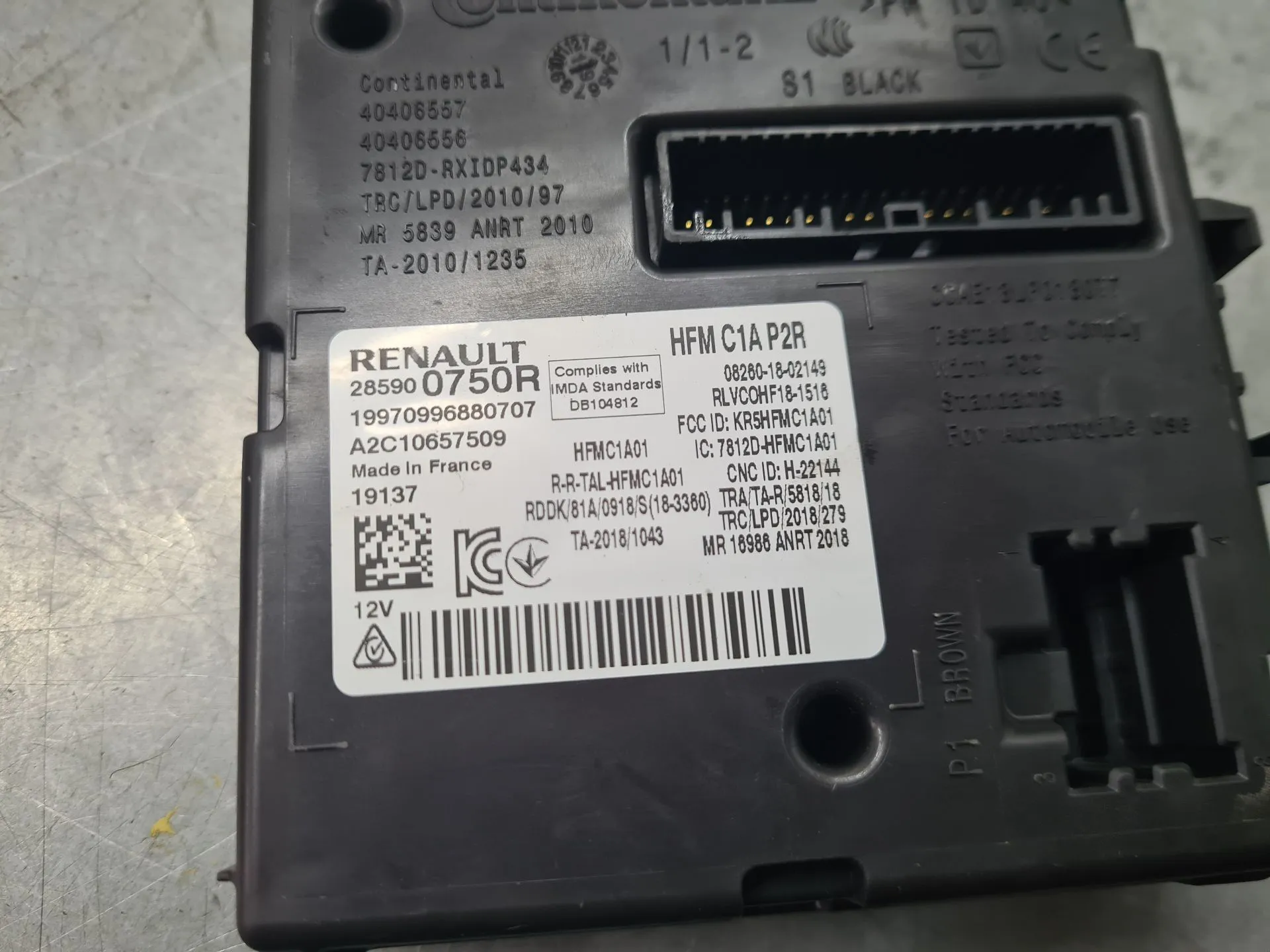 Modulo / Centralina comfort RENAULT Clio V (BF_) Imagem-1