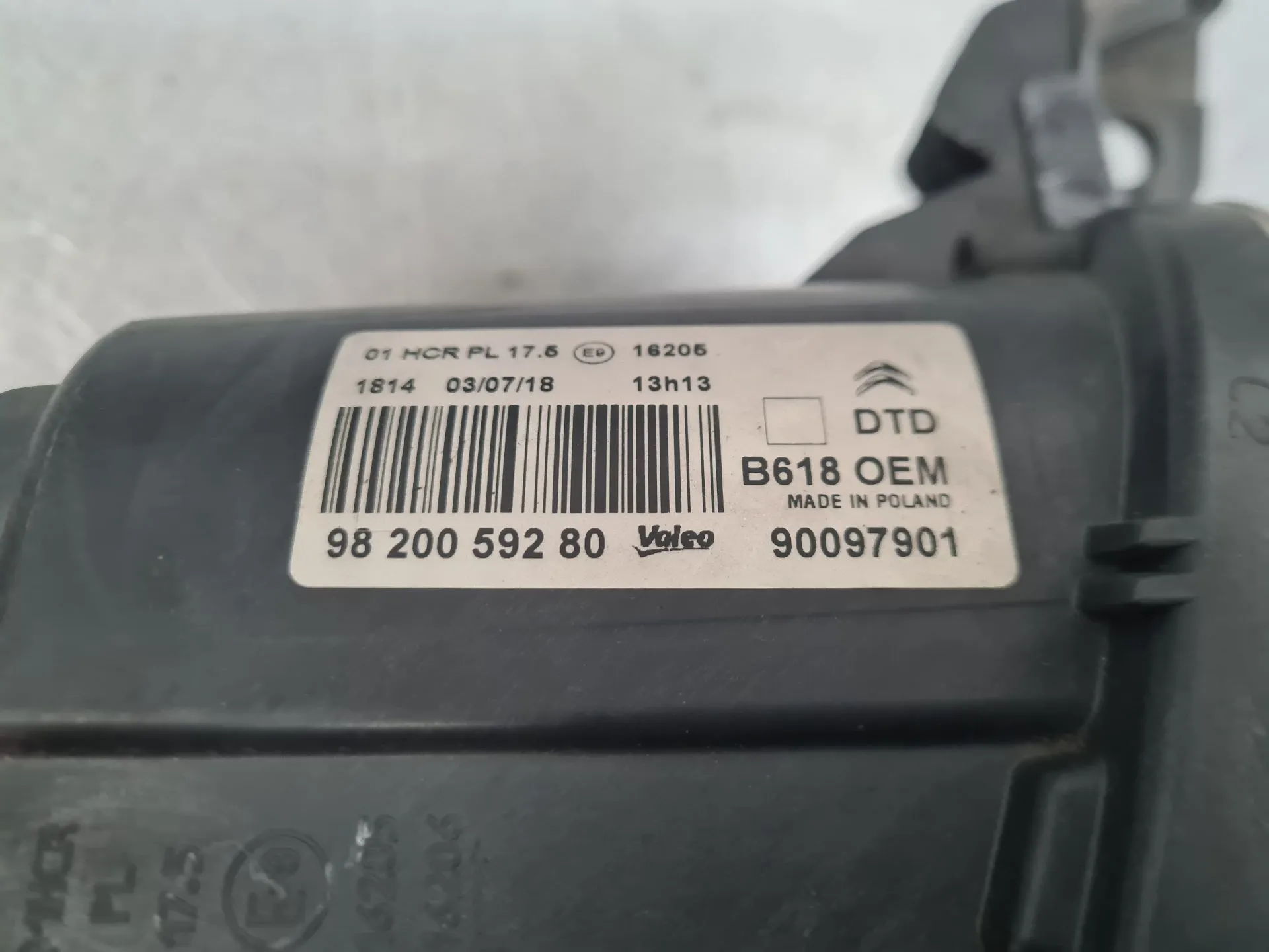 Right Headlight CITROËN C3 III (SX) Imagem-9