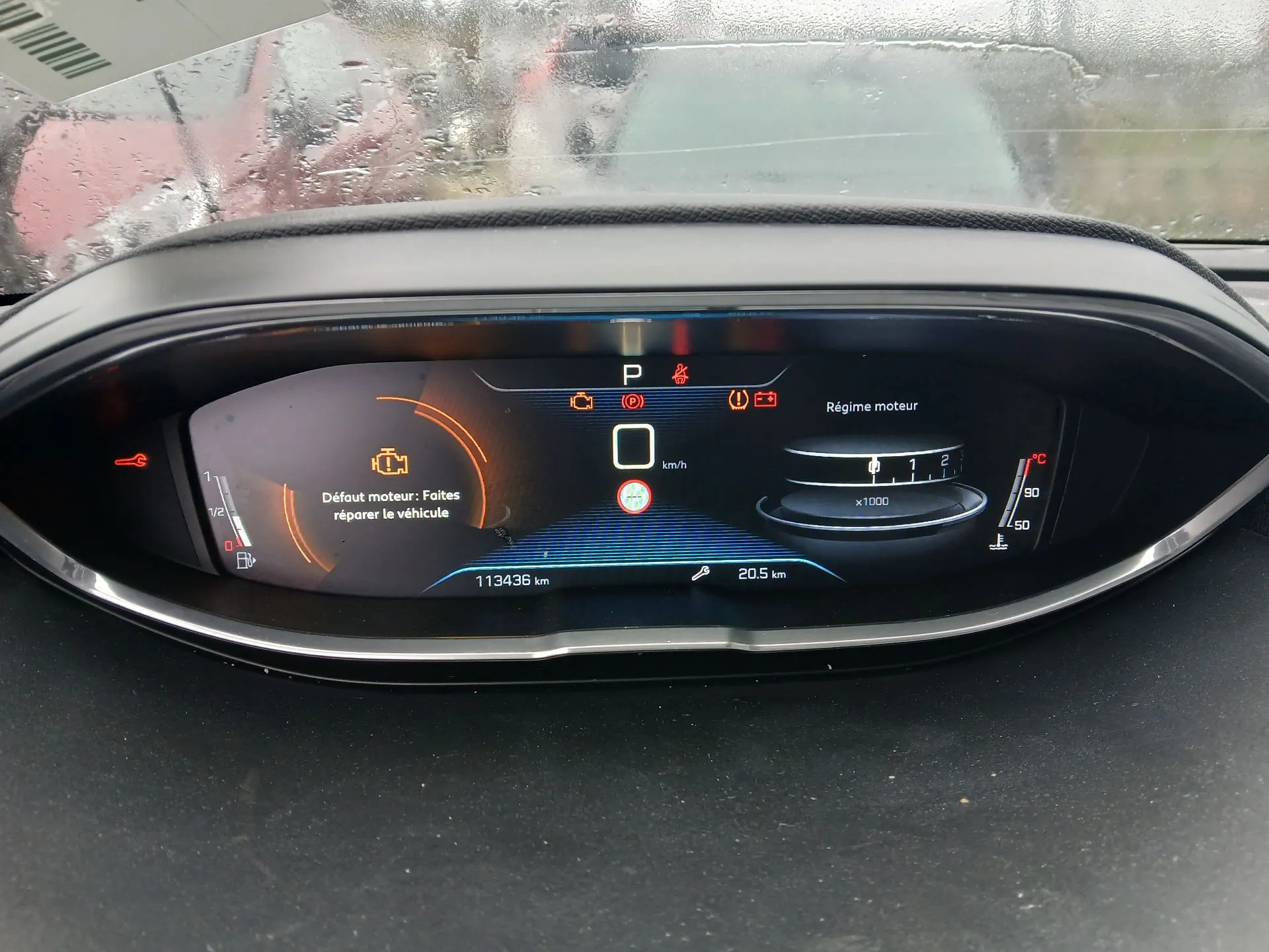 Quadrante / painel de instrumentos PEUGEOT 3008 II (M_)