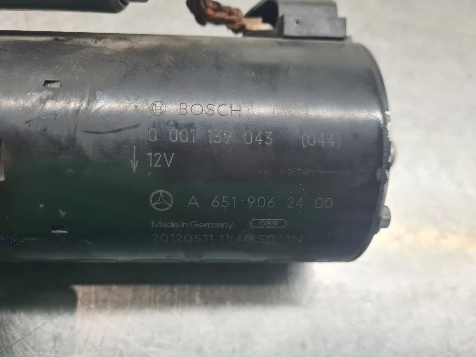 Motor de arranque MERCEDES-BENZ Classe C (W204) Imagem-4