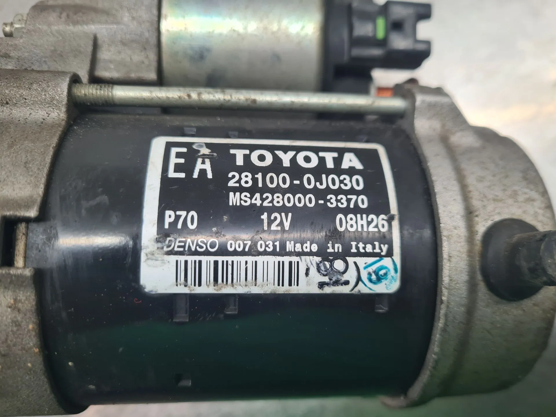 Motor de arranque TOYOTA Yaris (_P9_) Imagem-4