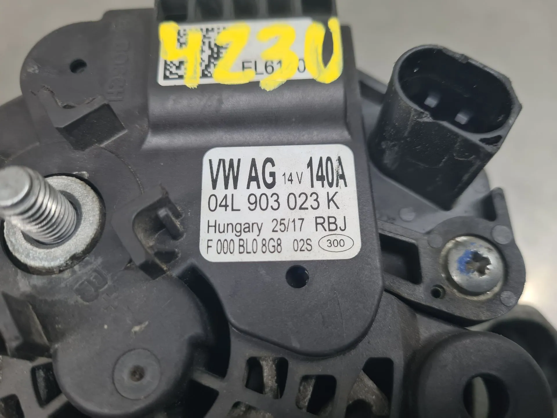 Alternador AUDI A3 Sportback (8VA, 8VF) Imagem-5