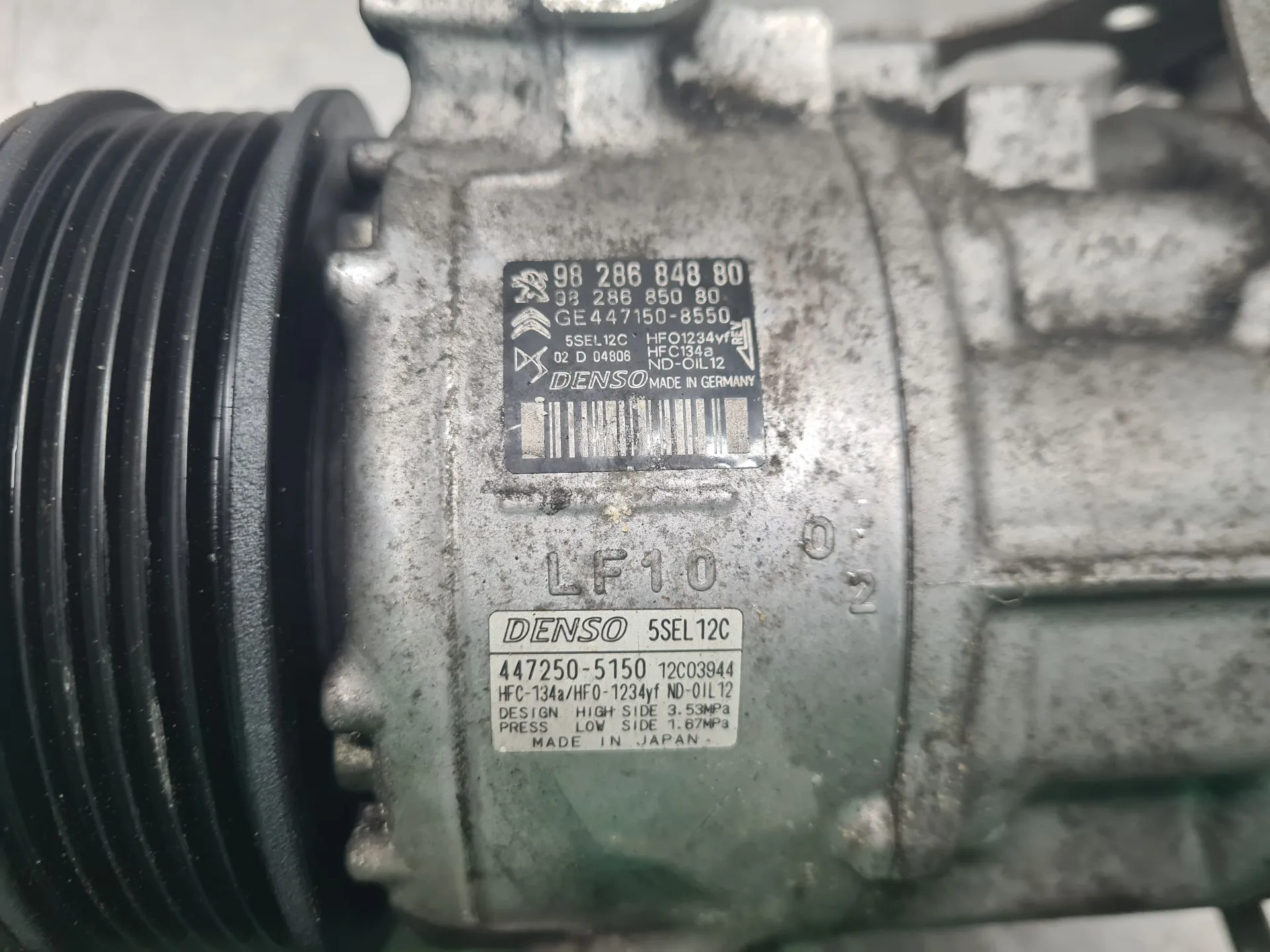 AC compressor PEUGEOT 2008 II (U_) Imagem-5