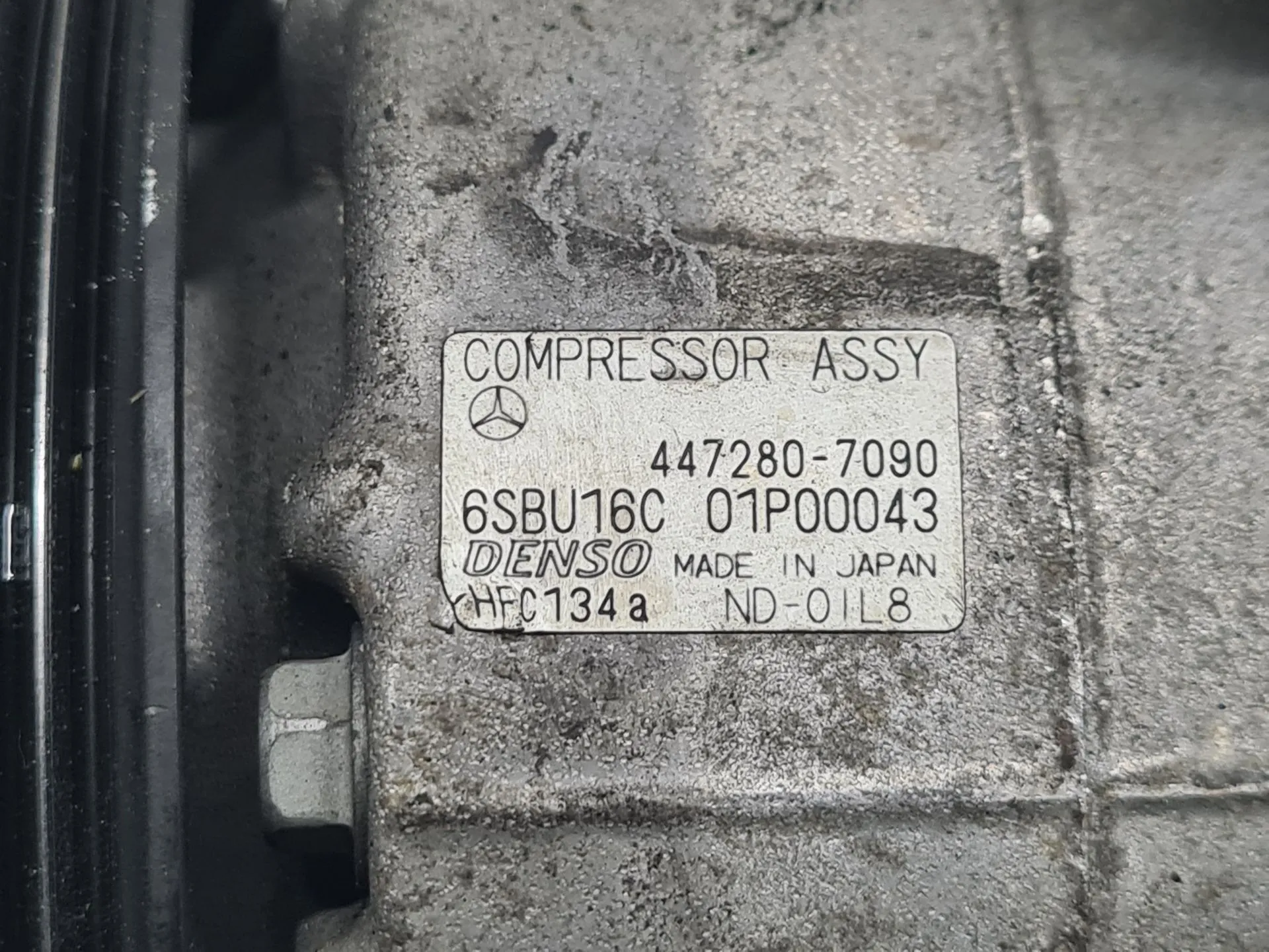 AC compressor MERCEDES-BENZ Classe C (W204) Imagem-5