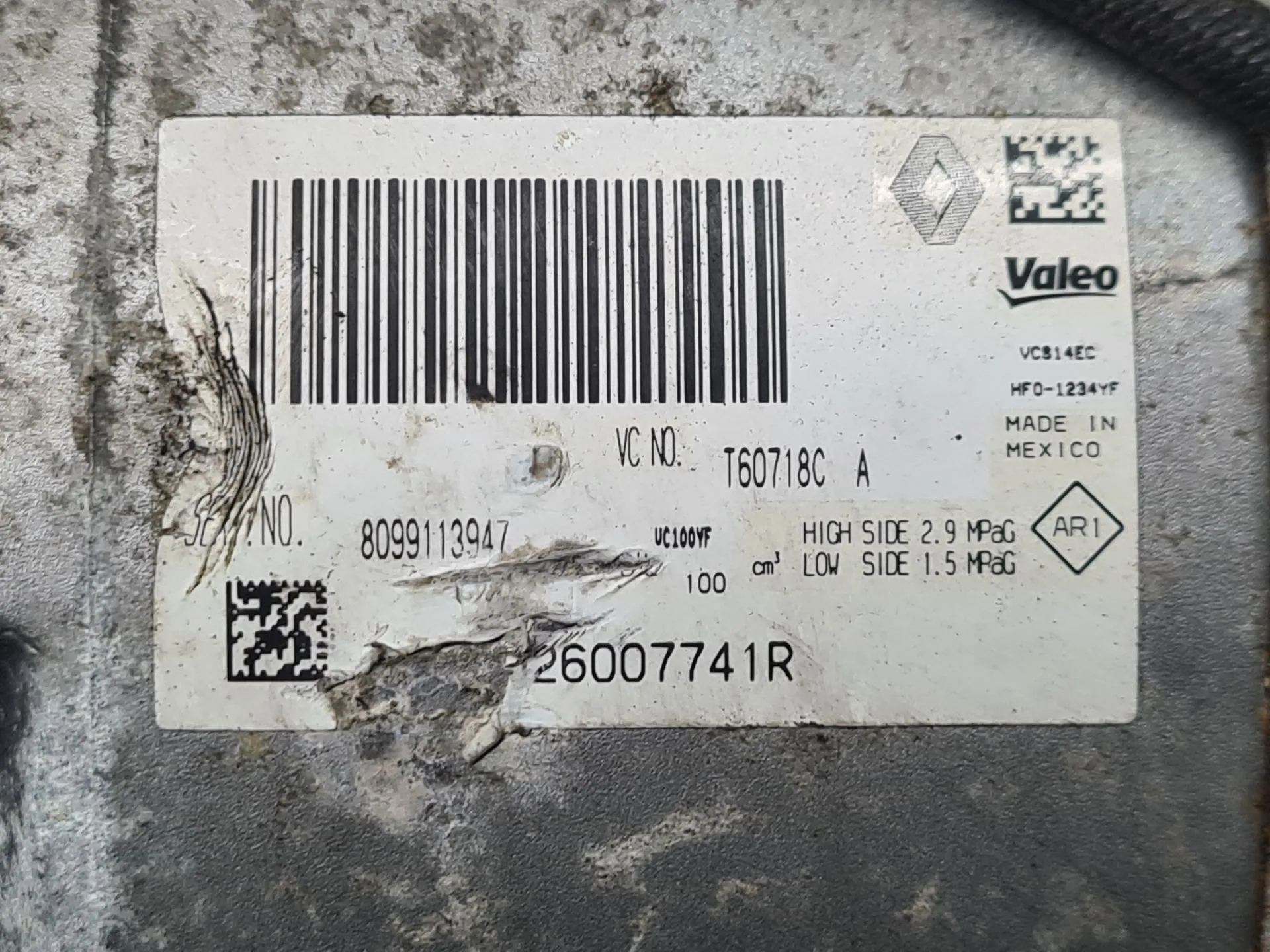 AC compressor RENAULT Clio IV (BH_) Imagem-5