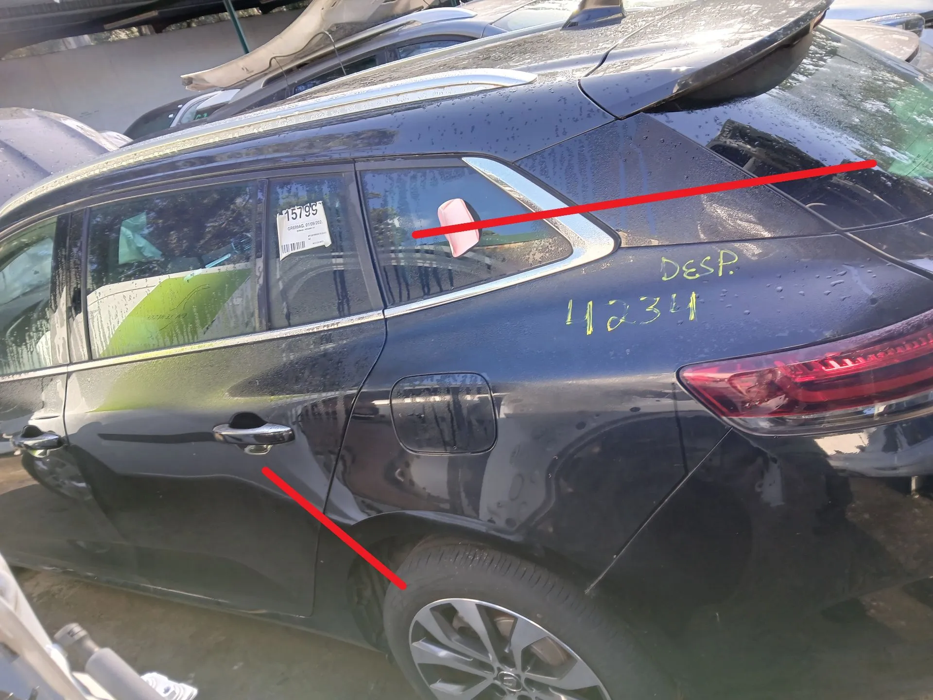 Left rear quarter panel RENAULT Megane IV Grandtour (K9A/M_)