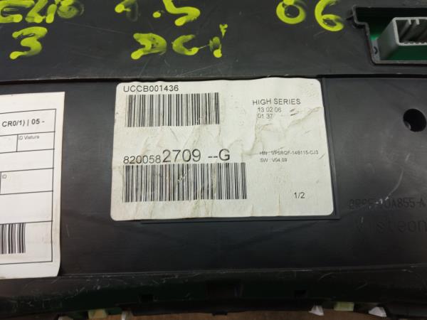 Quadrante / painel de instrumentos RENAULT Clio III (BR0/1, CR0/1) Imagem-2