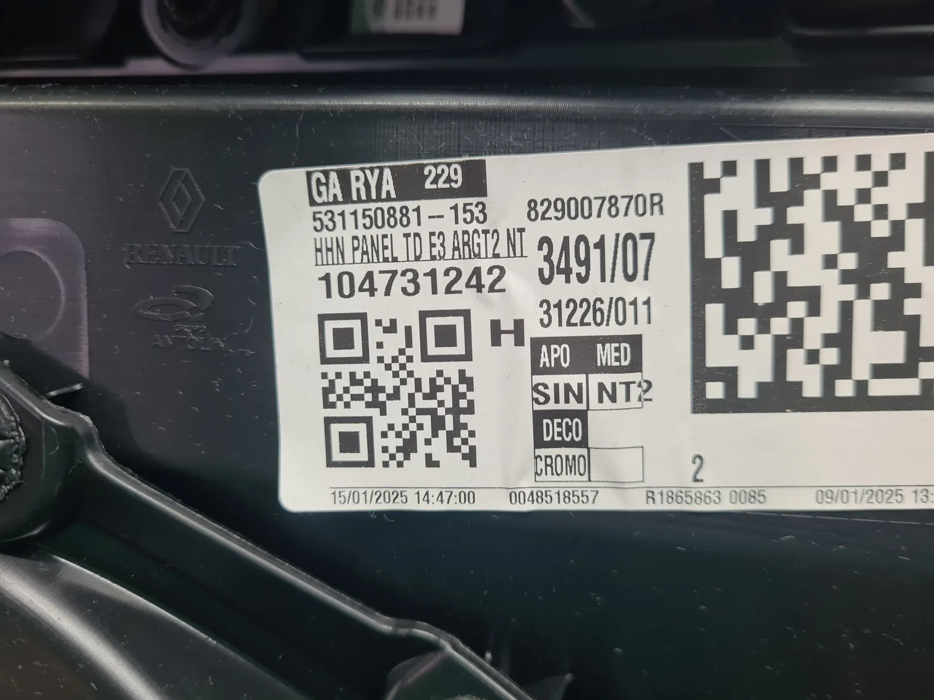 Rivestimento porta posteriore destra RENAULT Austral Imagem-4