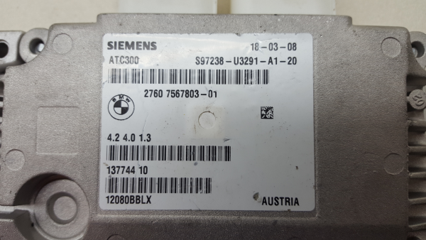 Gearbox control unit / Gearbox ECU BMW 3 Coupé (E92) Imagem-4