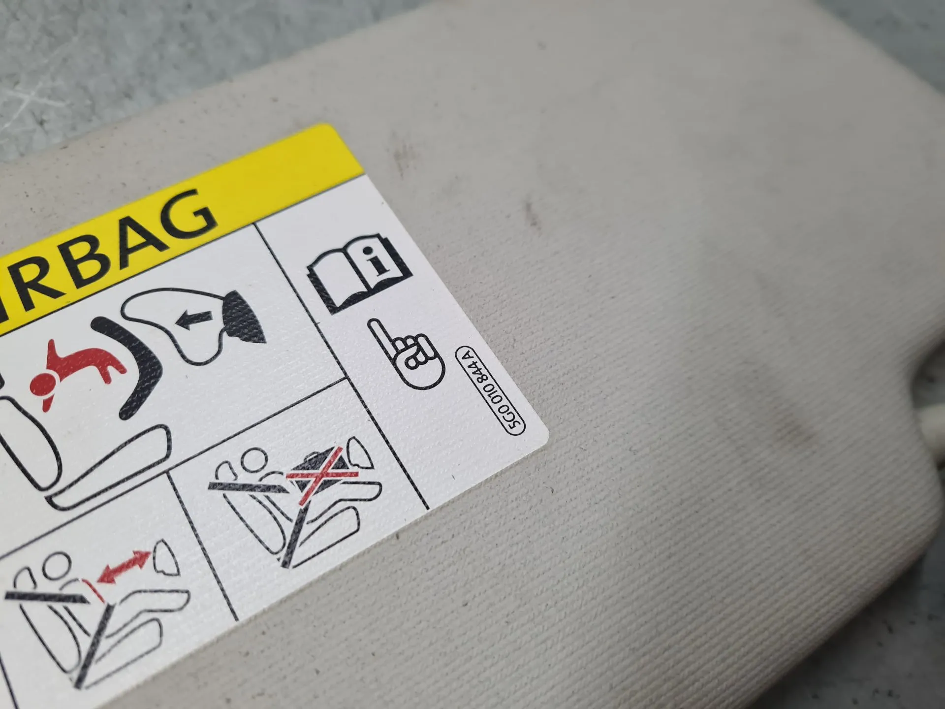 Pála de sol direita VOLKSWAGEN Golf VII (5G1, BQ1, BE1, BE2) Imagem-3