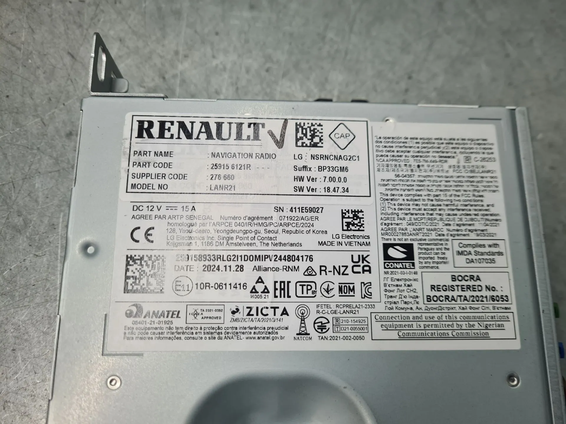 Rádio / auto-rádio RENAULT Austral Imagem-5