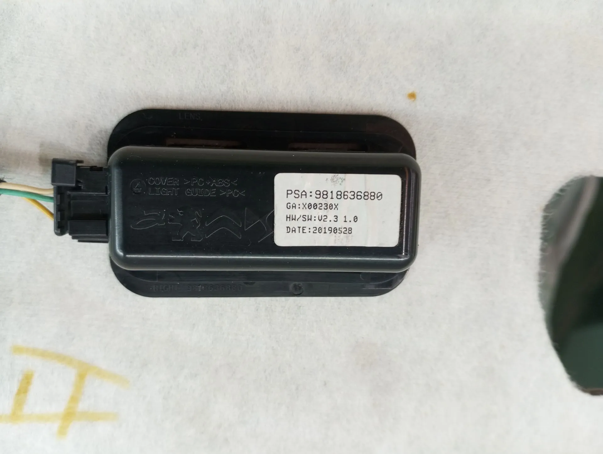 Rivestimento tetto PEUGEOT 308 II Imagem-2