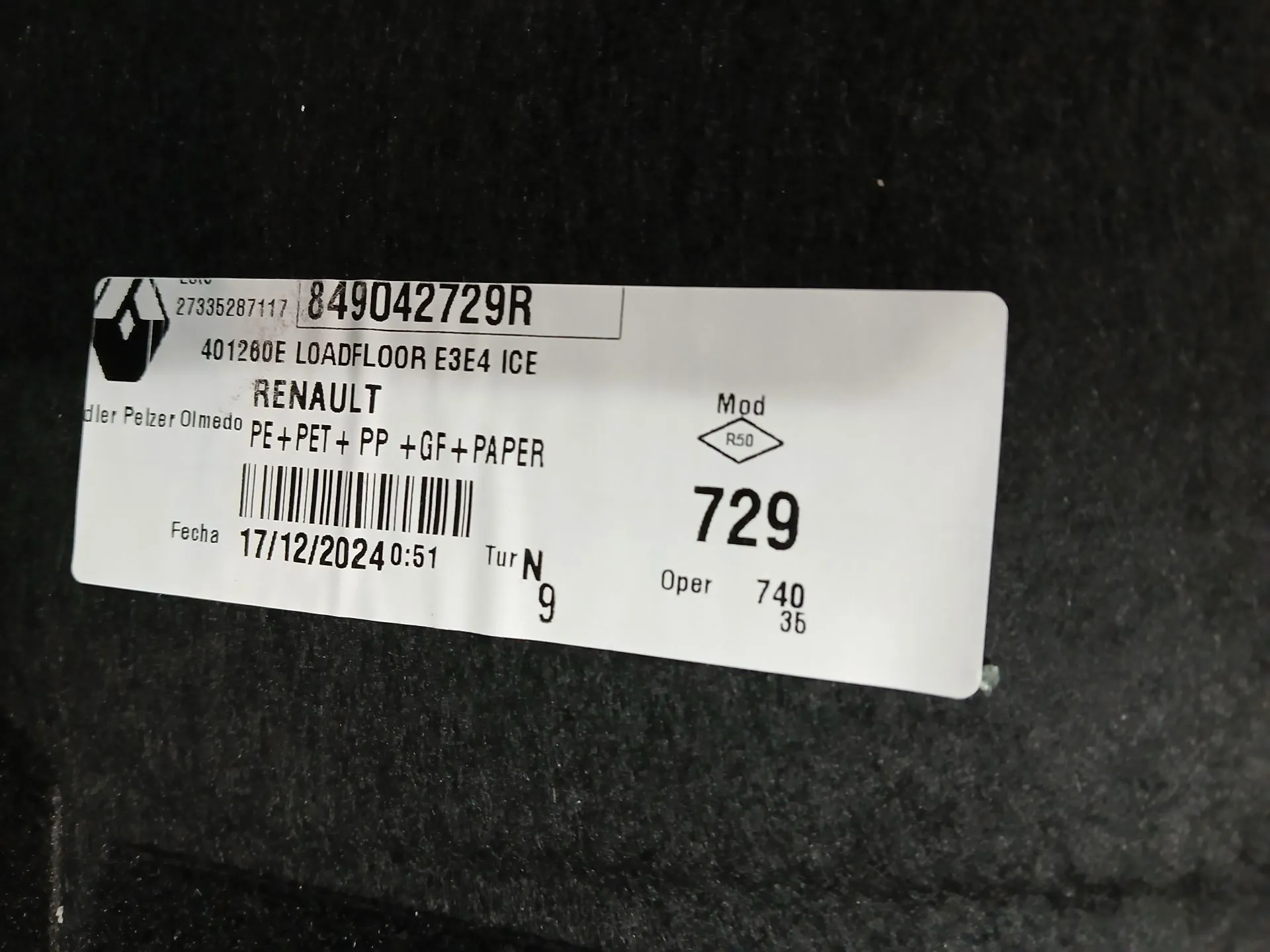 Alfombrilla maletero RENAULT Austral Imagem-2