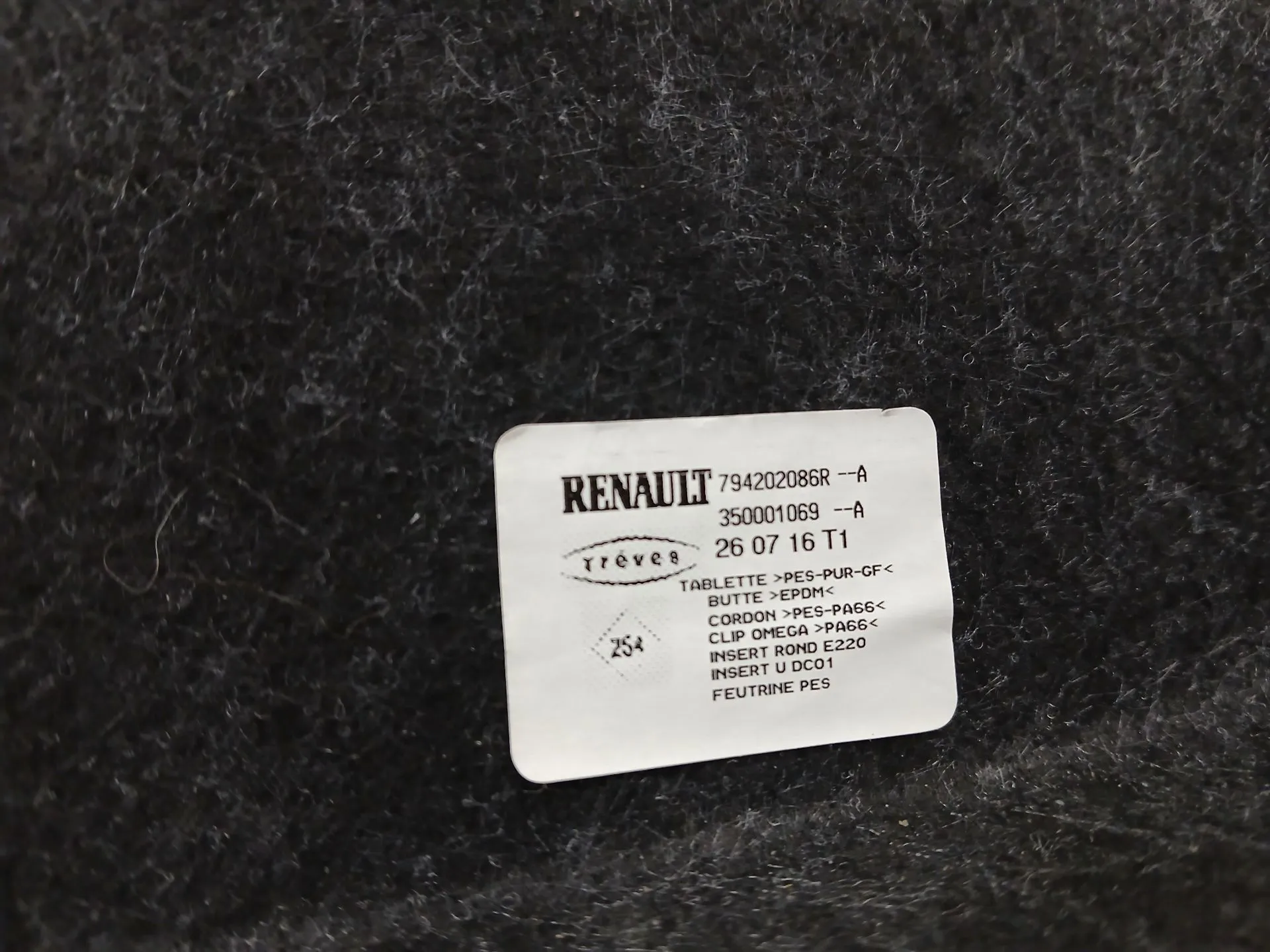 Plage arrière RENAULT Megane IV (B9A/M_) Imagem-2