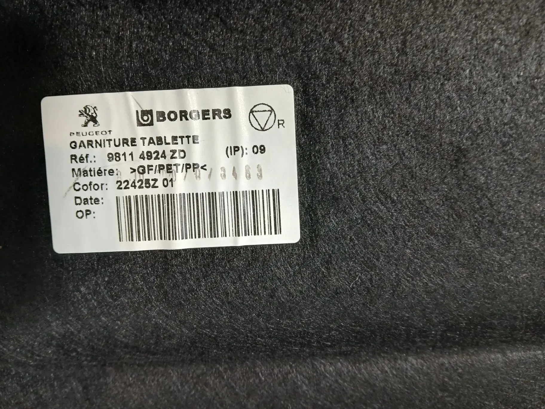 Chapeleira / tampo da mala PEUGEOT 3008 II (M_) Imagem-2