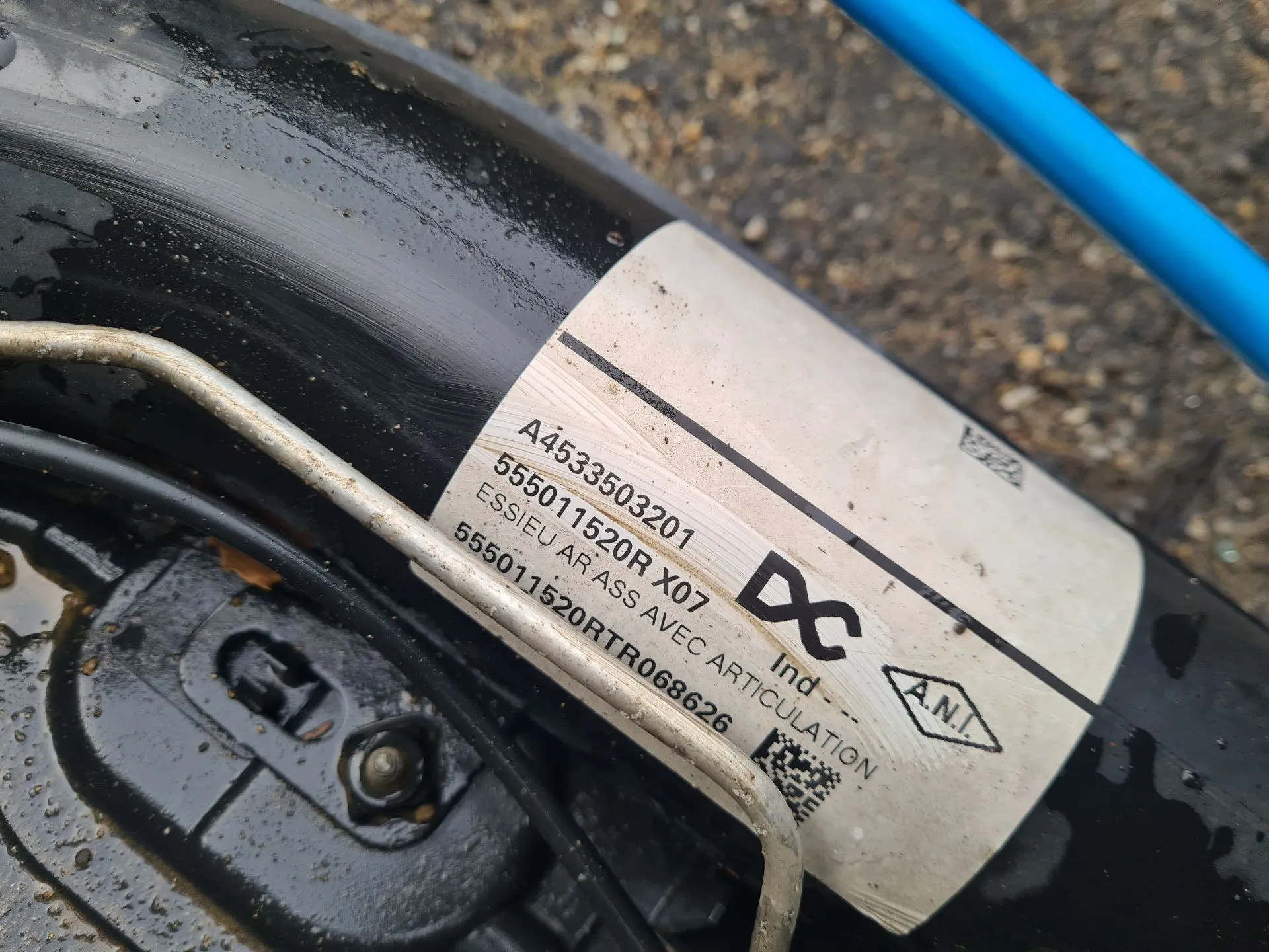 Eje trasero con tambor RENAULT Twingo III (BCM_) Imagem-5