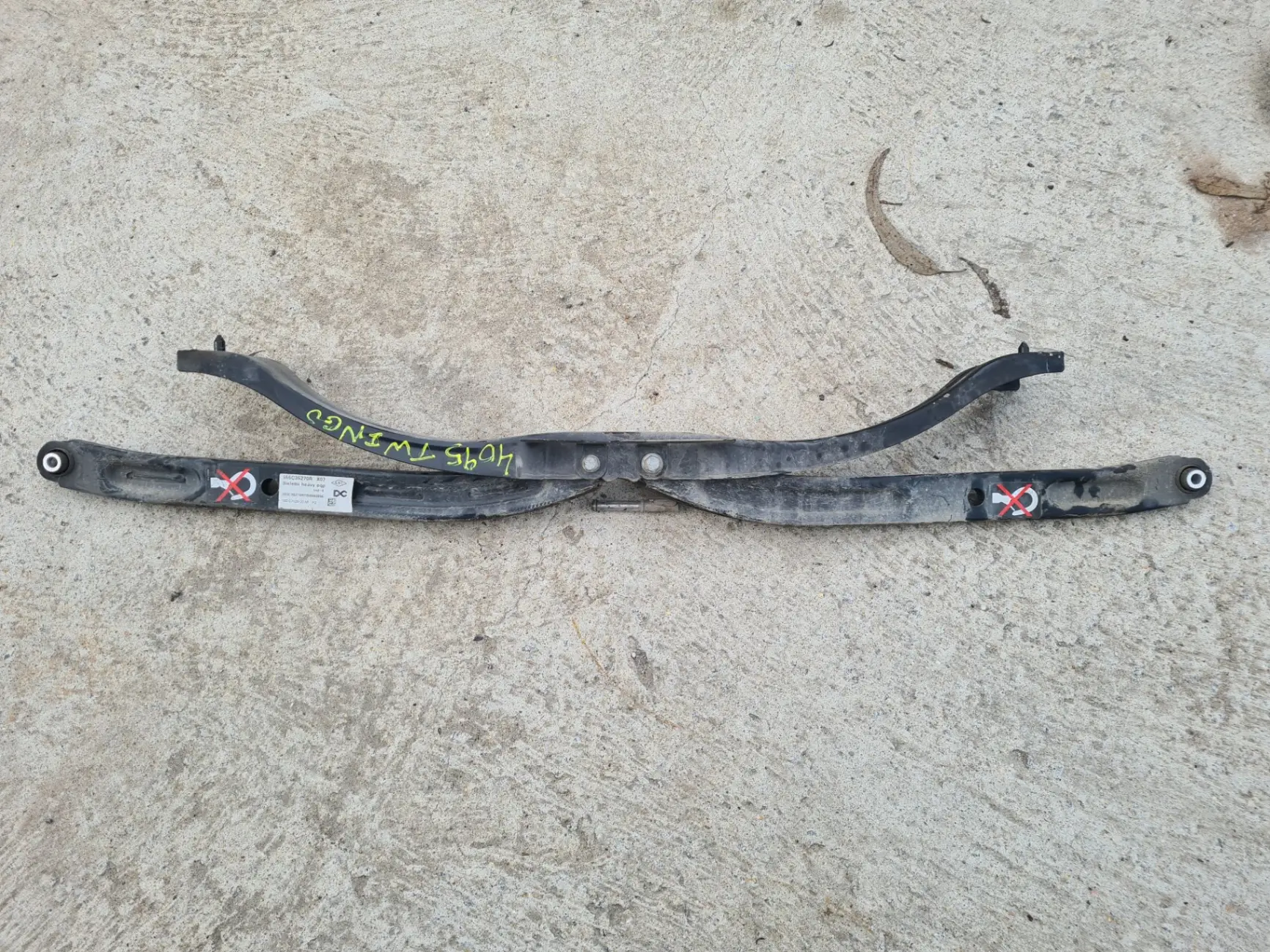 Rear subframe RENAULT Twingo III (BCM_)