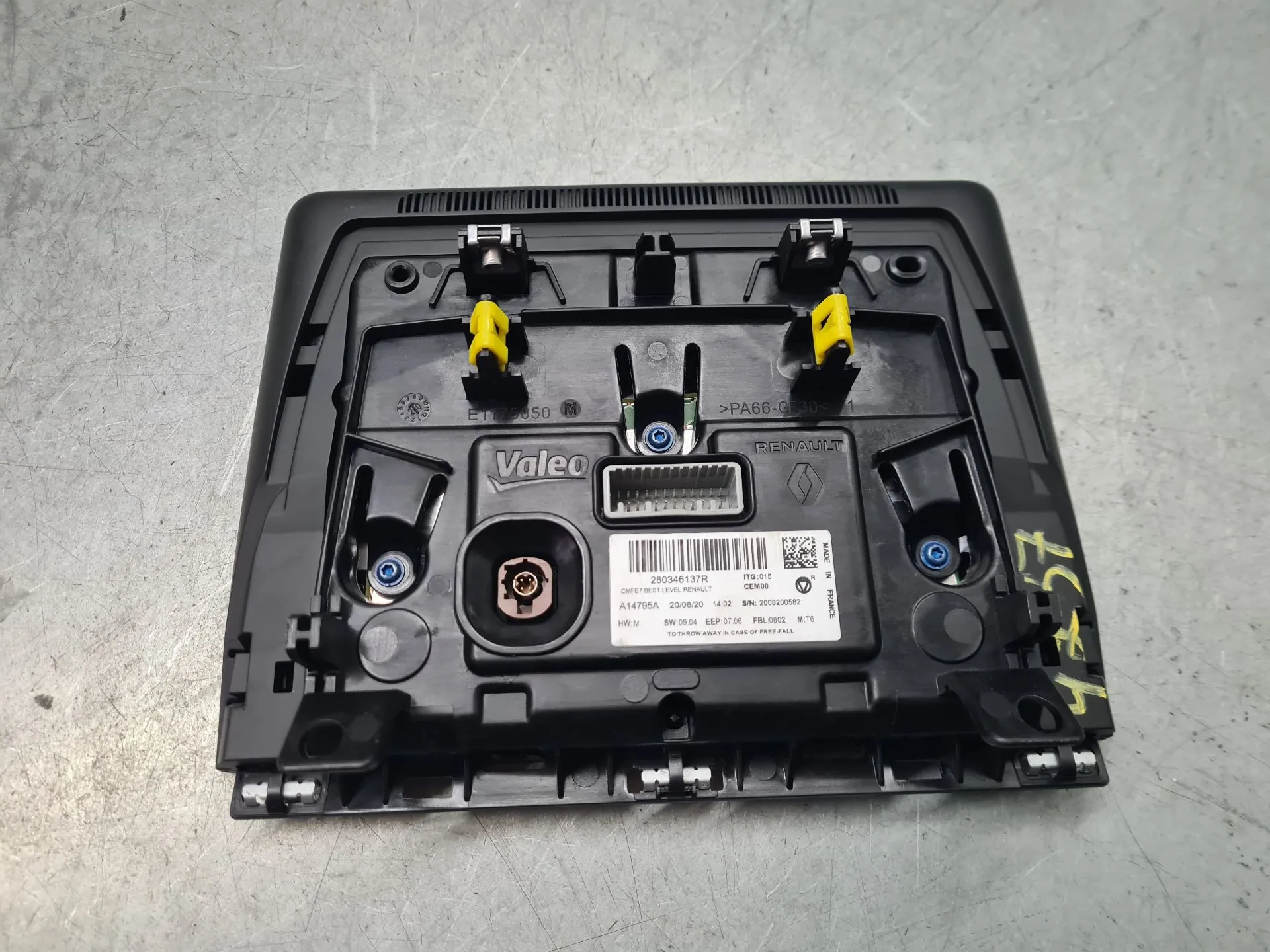 Display / schermo informazioni RENAULT Clio V (BF_) Imagem-3