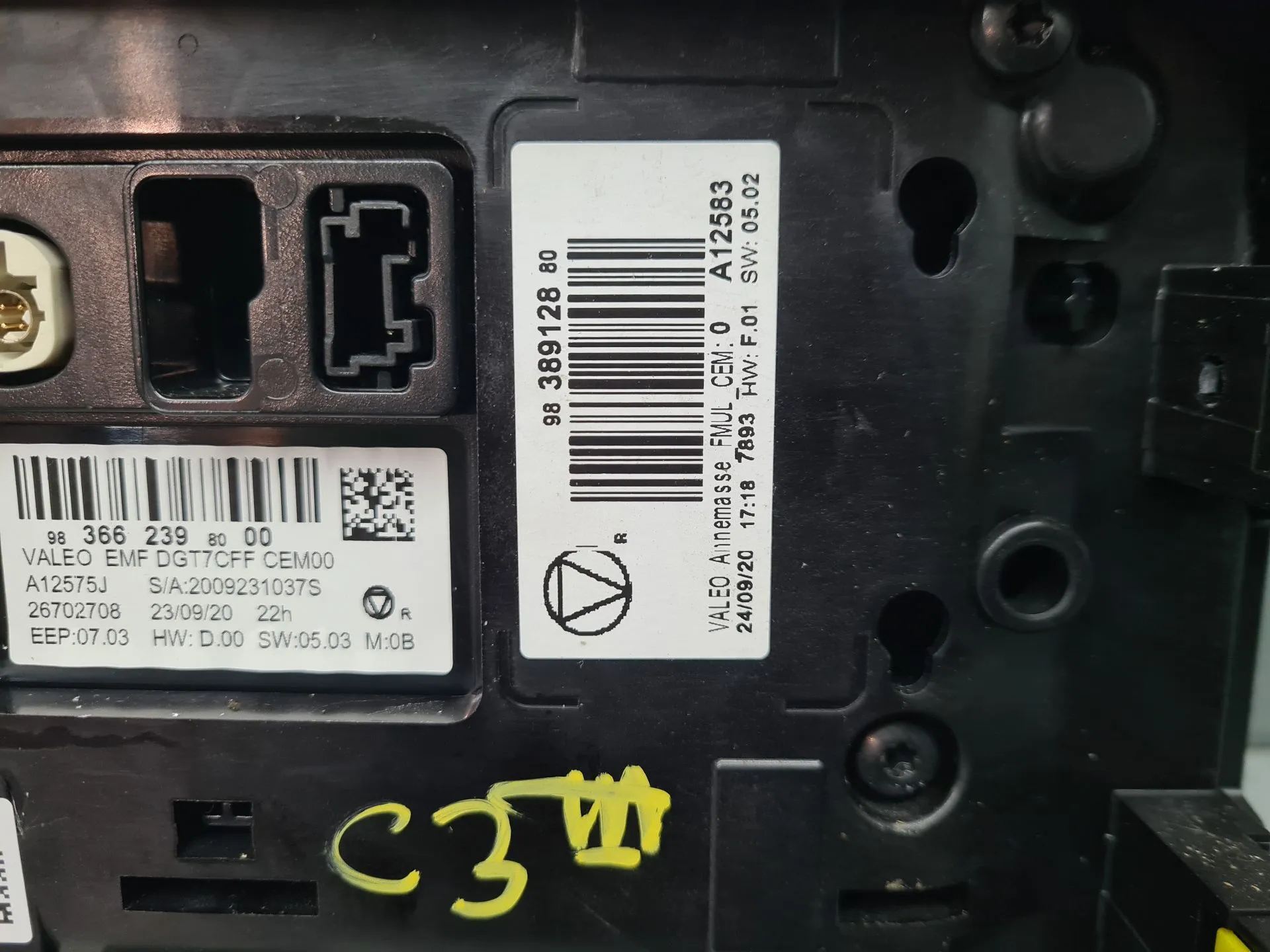 Display / ecrã de informações CITROËN C3 III (SX) Imagem-6