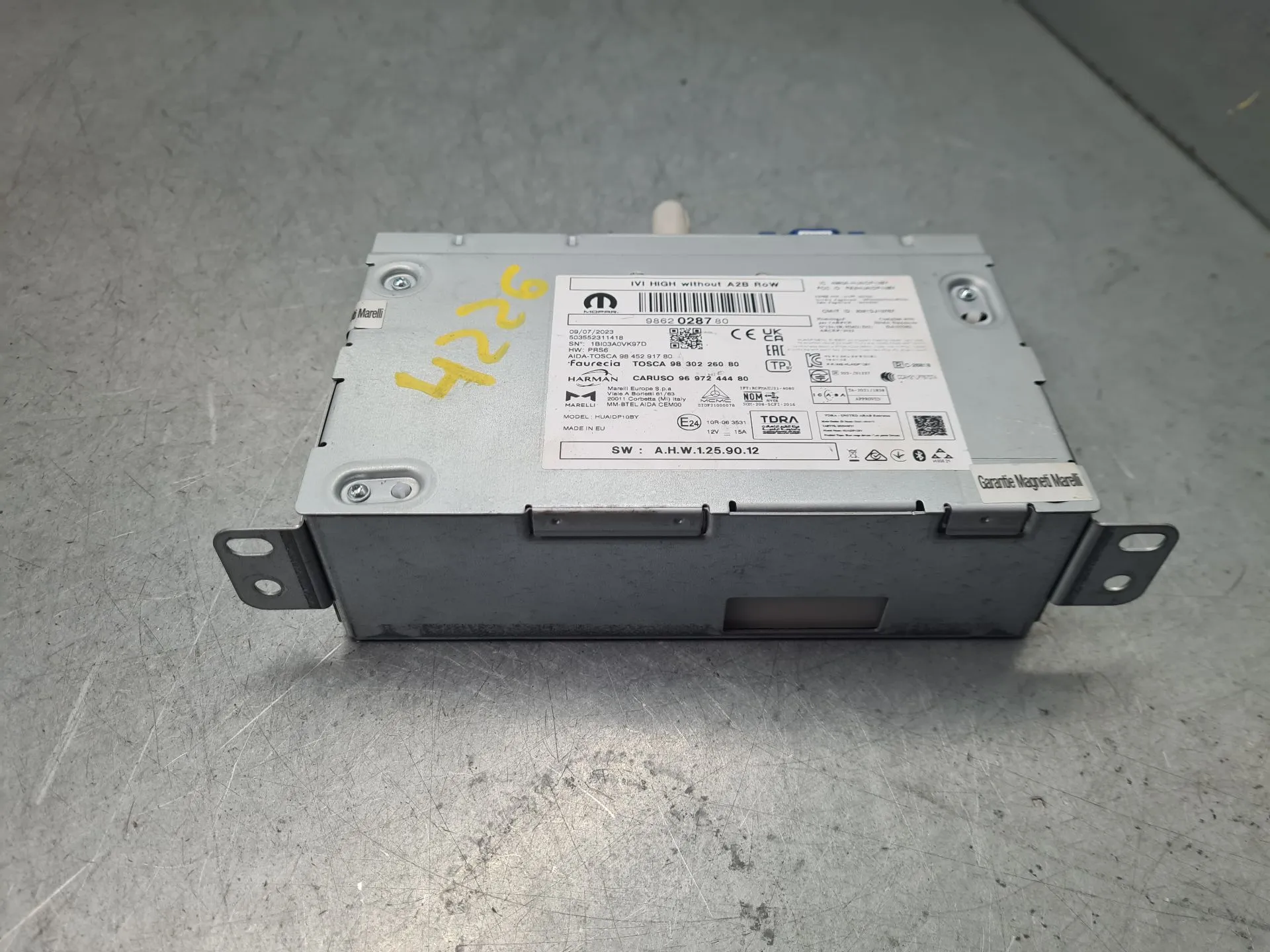 Car radio PEUGEOT 2008 II (U_)