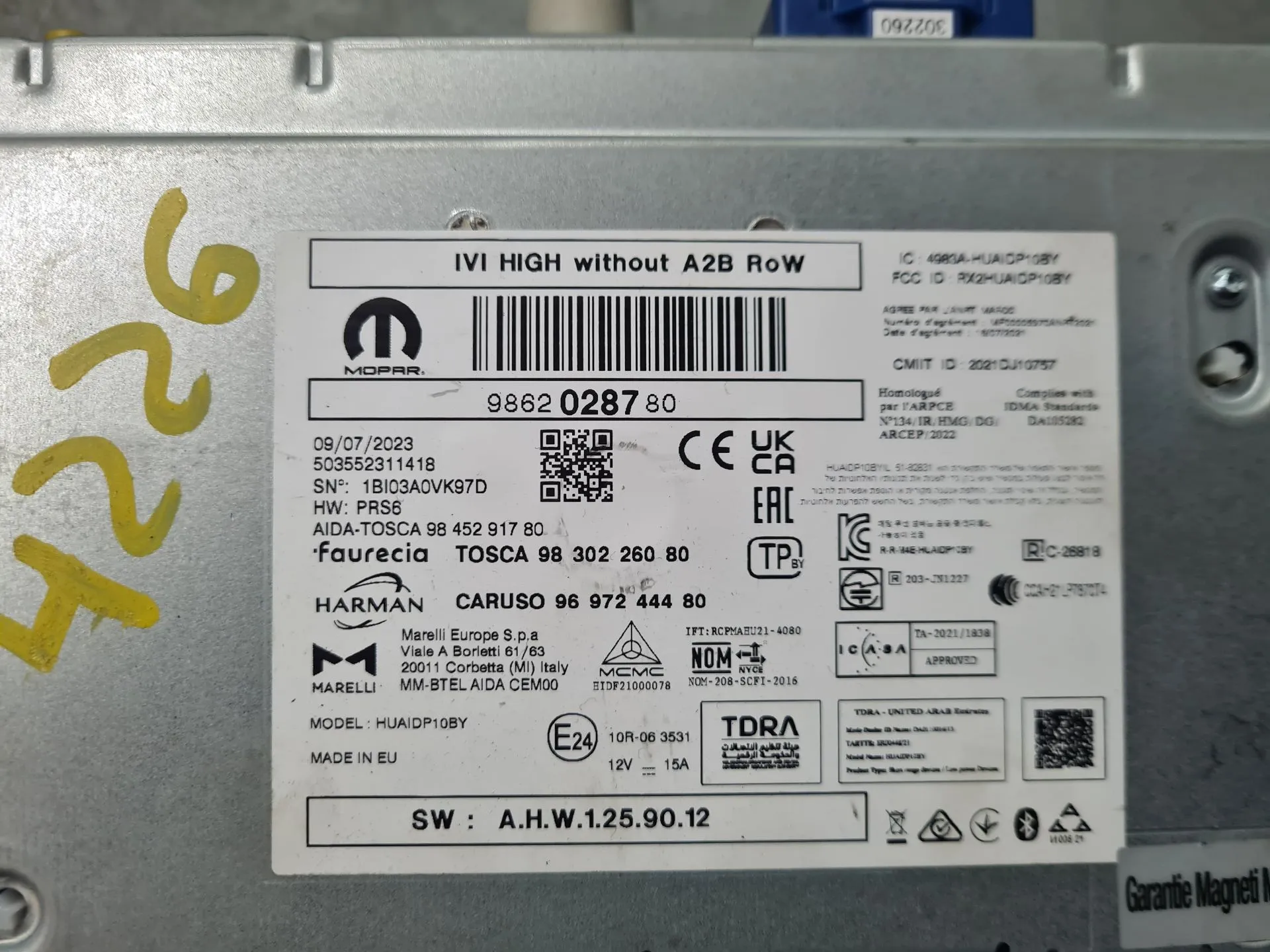 Car radio PEUGEOT 2008 II (U_) Imagem-5