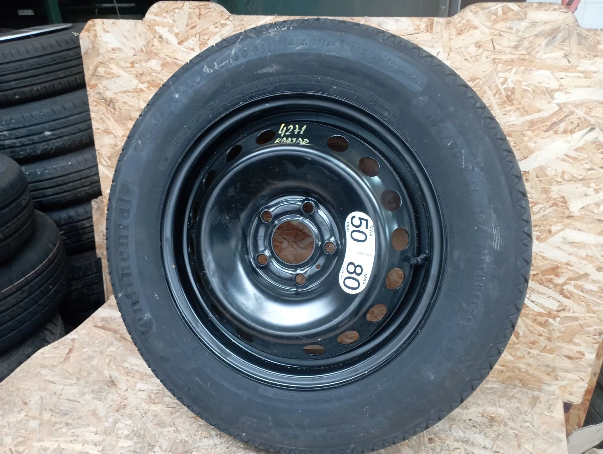 Roue de secours RENAULT Kadjar (HA_, HL_)