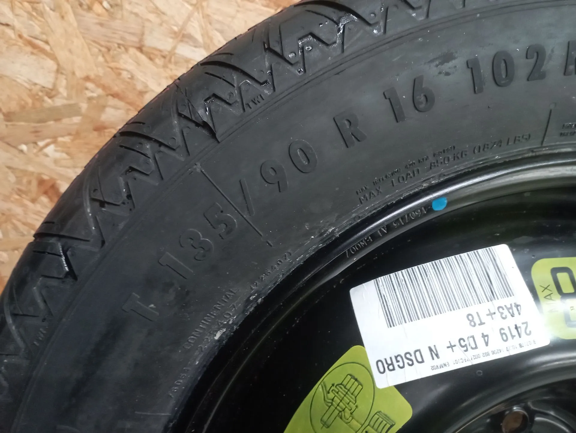 Ruota di scorta PEUGEOT 3008 I (0U_) Imagem-2