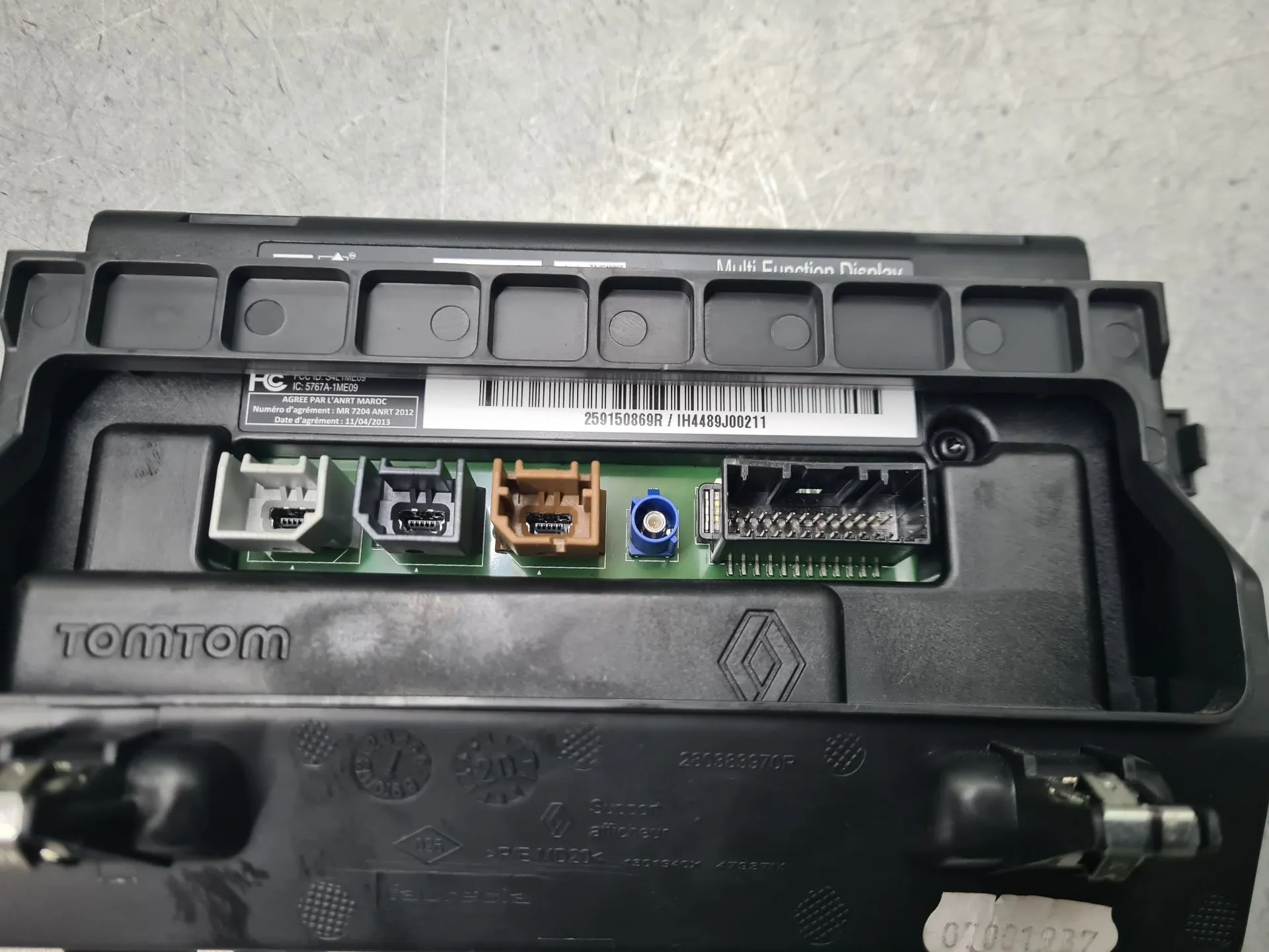 Écran de Navigation RENAULT Kangoo (KW0/1_) Imagem-5