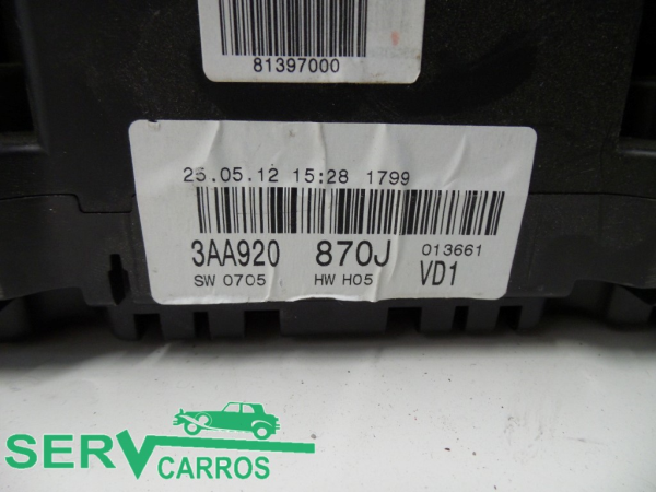 Quadrante / painel de instrumentos VOLKSWAGEN Passat Variant (365) Imagem-3