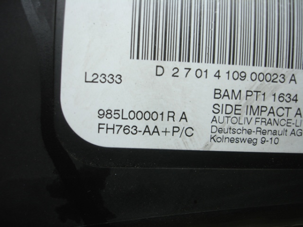 Airbag banco direito RENAULT Laguna Coupé (DT0/1) Imagem-2