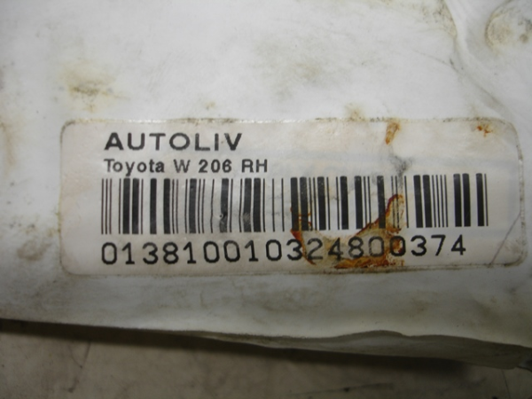 Right Seat Airbag TOYOTA Corolla Hatchback (_E12_) Imagem-2