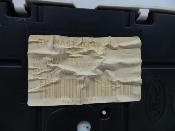 Quadrante / painel de instrumentos FORD Fiesta VI (CB1, CCN) Imagem-2