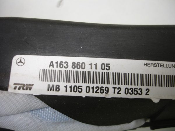 Left Curtain Airbag MERCEDES-BENZ Classe M (W163) Imagem-2