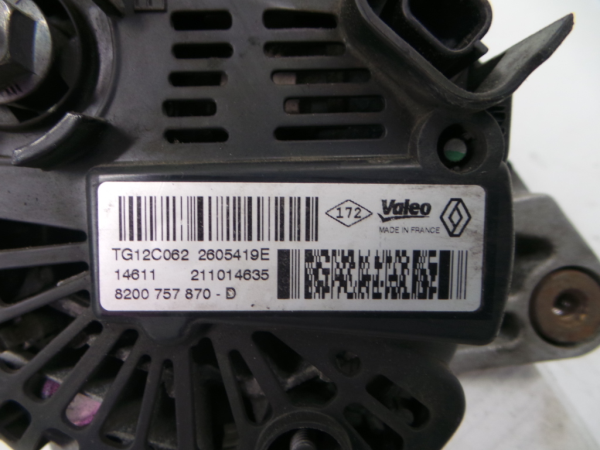 Alternador RENAULT Megane III Coupé (DZ0/1_) Imagem-2