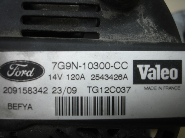 Alternador FORD Fiesta VI (CB1, CCN) Imagem-2