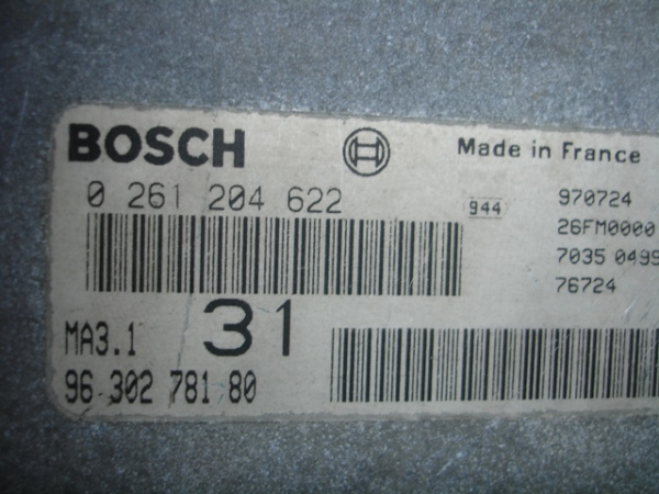 Centralina motor / ECU CITROËN Saxo (S0, S1) Imagem-2