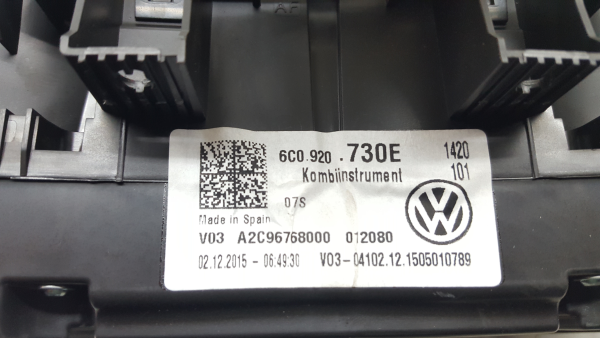Quadrante / painel de instrumentos VOLKSWAGEN Polo (6R, 6C) Imagem-2
