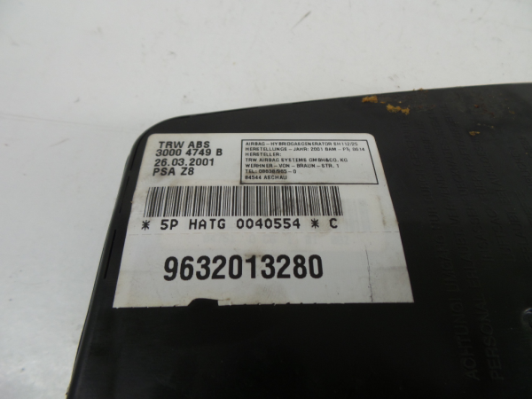 Airbag Derecho PEUGEOT 607 (9D, 9U) Imagem-1