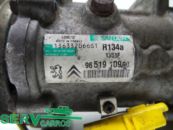 Compressore A/C PEUGEOT 207 (WA_, WC_) Imagem-3