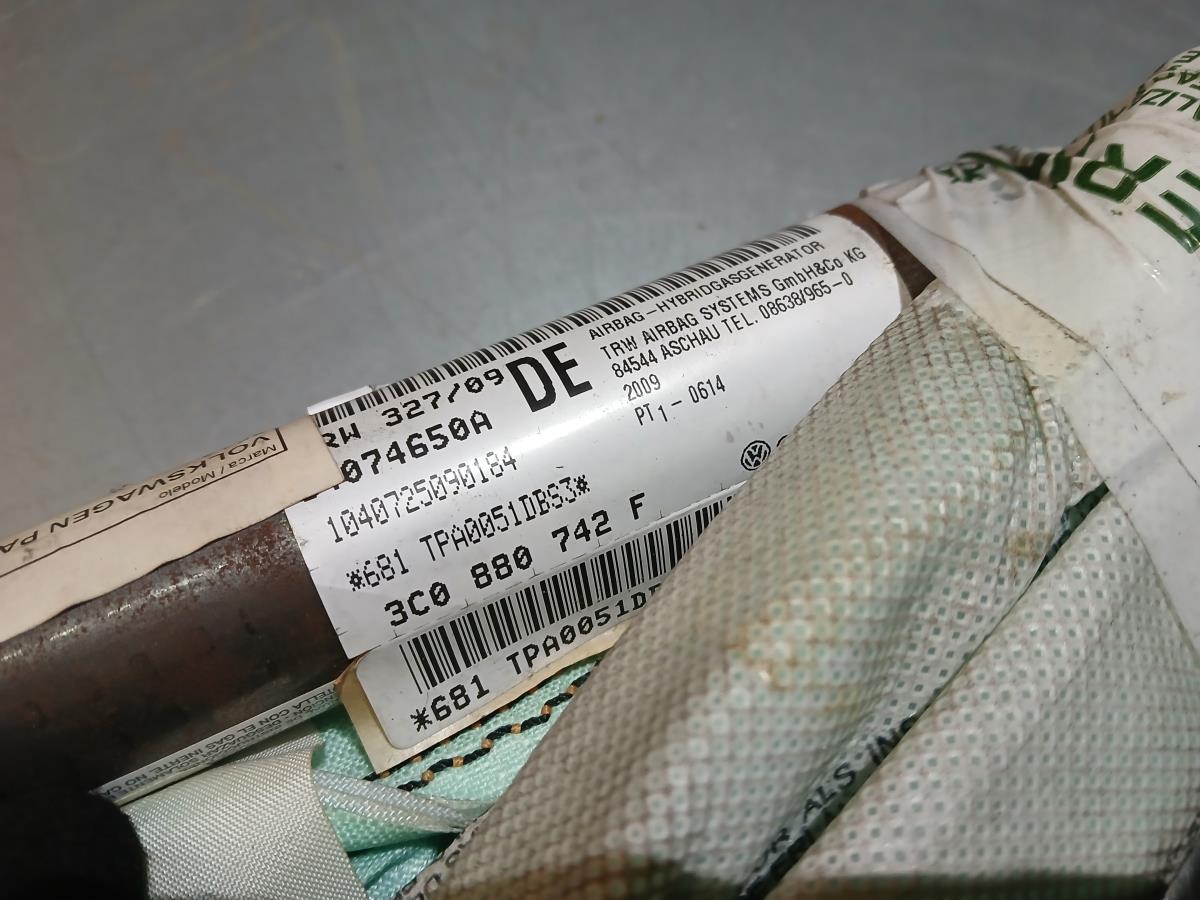 Airbag Rideau Droite VOLKSWAGEN Passat (3C2) Imagem-3